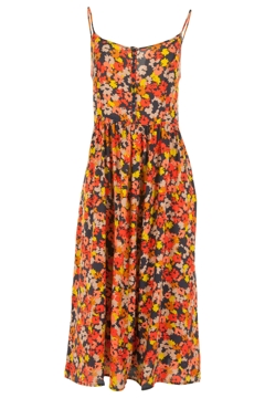 JAG clothing Printed Mid Slip Dress - Womens Calf Length Dresses - at ...