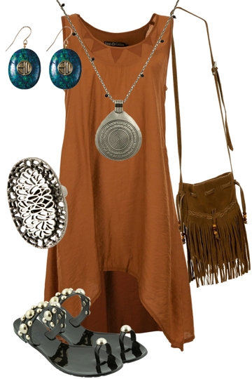 Earthy Elegance Outfit includes Friends of Couture, Mink Pink, and ...