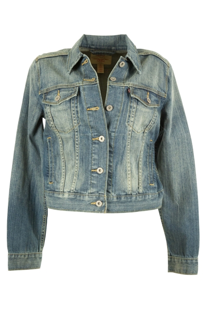 Levis Ladies Jeans Trucker L/S Denim Jacket - Womens Jackets at ...