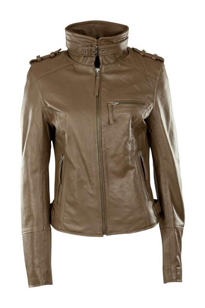 Wish fashion label clothing Solitaire Leather Jacket - Womens Jackets ...