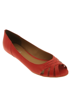 Bonbons Jacinta Peep Toe Flat - Womens Flats - Birdsnest Online Fashion ...