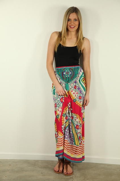 Living Doll clothing online Tamborine Maxi Skirt - Womens Long Skirts ...
