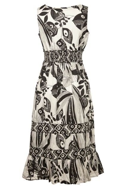 Orientique Seminyak Sleeveless Dress - Womens Calf Length Dresses ...