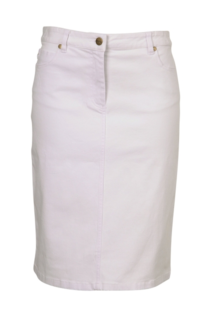Aero Frida Twill Jean Skirt - Womens Knee Length Skirts at Birdsnest Online