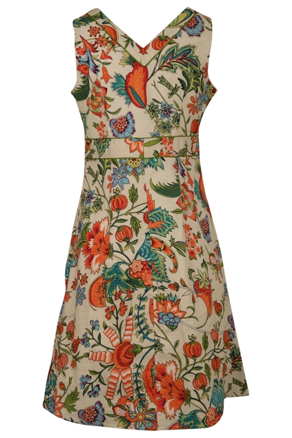 Elise Fun Floral Dress - Womens Knee Length Dresses at Birdsnest