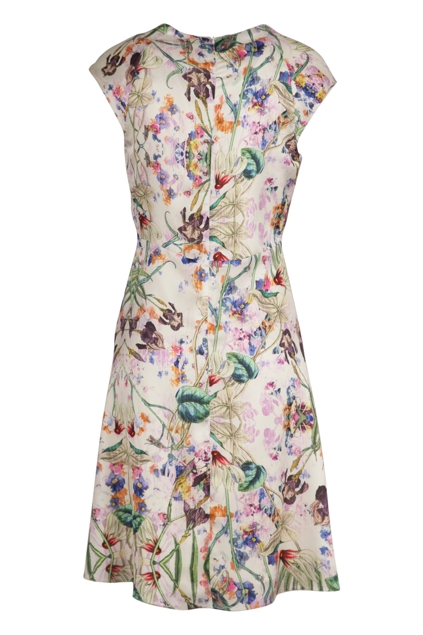 Very 40's Botanical Print Dress - Womens Knee Length Dresses at ...