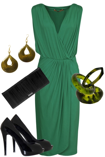 Emerald Beauty Outfit includes PeepToe, Martini, and Polka Luka ...