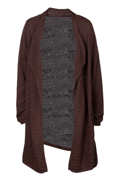 Marco Polo clothing Drape Front Cardi Coat - Womens Cardigans ...