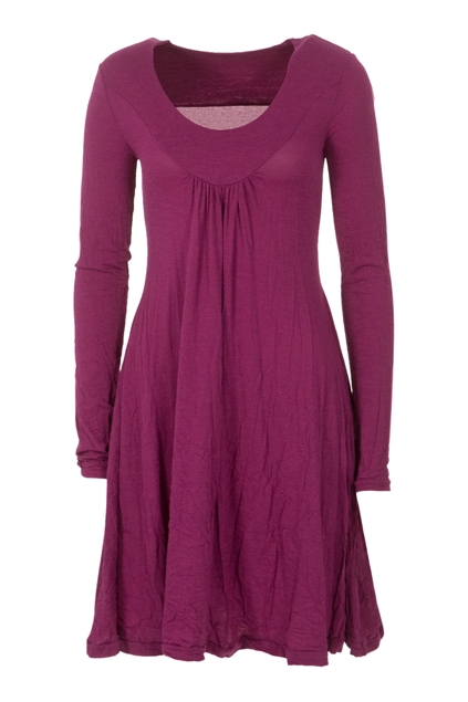 Mesop clothing online Long Sleeve Scoop Racer Dress - Womens Knee ...