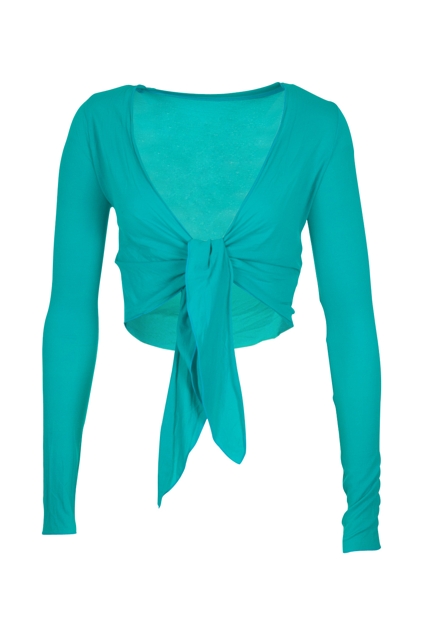 Metalicus clothing Basic Tie L/S Wrap Top - Womens Cardigans ...