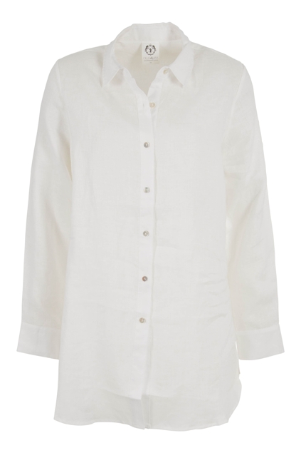 Ollie & Max Classic Linen Loose Tailored Shirt - Womens Shirts ...