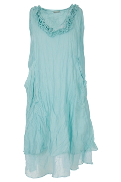 Namastai dresses buy online Double Layered Ruffle Pocket Dress - Womens ...
