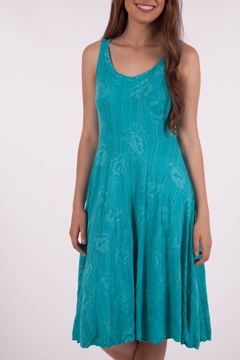 Mesop clothing online Jacquard Flared Dress - Womens Knee Length ...