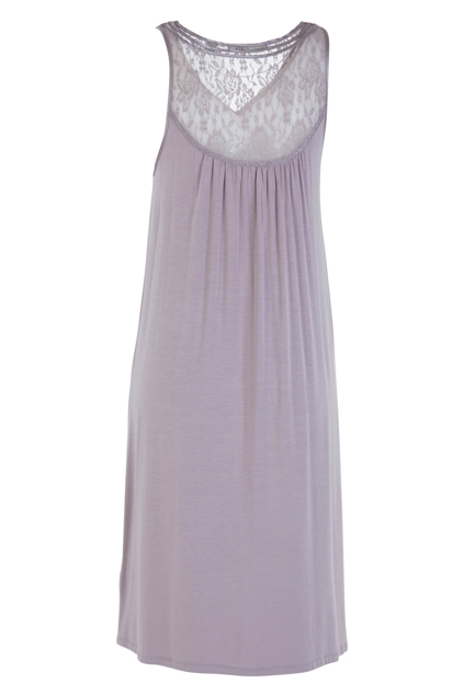 Yuu Sleepwear Sleeveless Lace Night Dress - Womens Nighties at ...