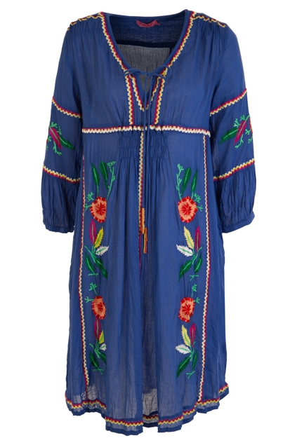 Ruby Yaya Liberty Frieda Embroidered Dress - Womens Knee Length Dresses ...
