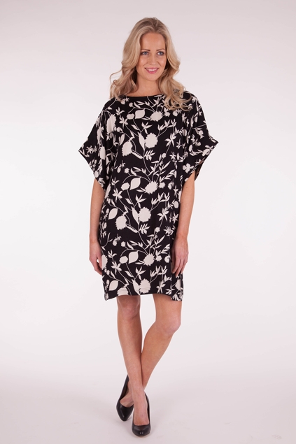 bird bell sleeve dress