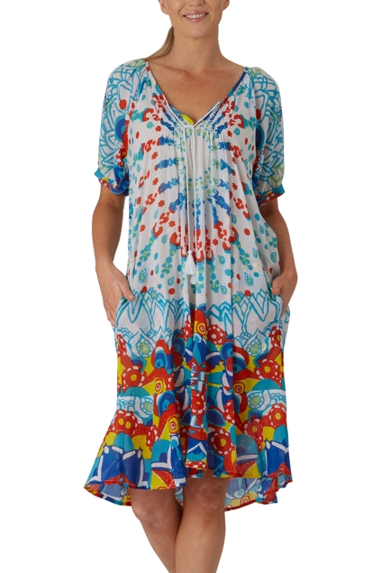Ruby Yaya Carnival Flounce Dress - Womens Knee Length Dresses ...