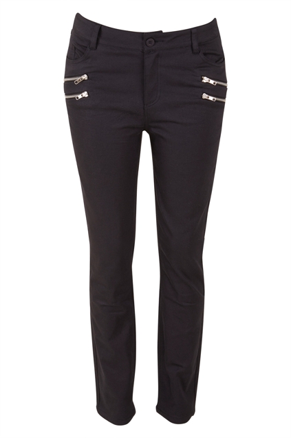 Orientique Zip Front Pant - Womens Skinny Jeans at Birdsnest