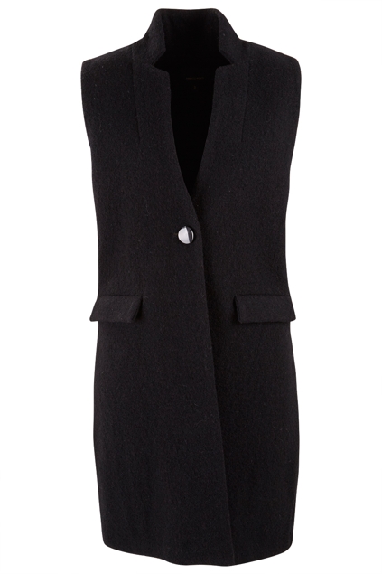 Marco Polo clothing Sleeveless Boiled Wool Vest - Womens Vests ...