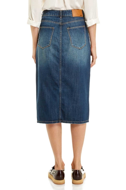 JAG clothing Midi Denim Pocket Skirt - Womens Knee Length Skirts ...