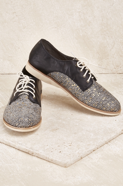 Rollie Derby Tweed Oxfords - Womens Flats - Birdsnest Online Shop