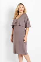 Belle bird Belle V Neck Capelet Dress