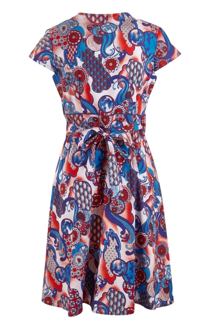 Rasaleela Astrid Cotton Wrap Dress - Womens Knee Length Dresses at ...