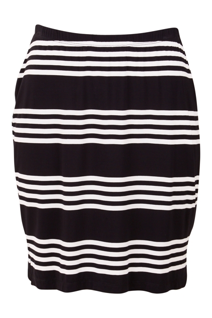 Cordelia St Stripe Jersey Skirt - Womens Knee Length Skirts at ...