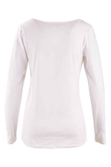 The Long Sleeve V Neck Tee