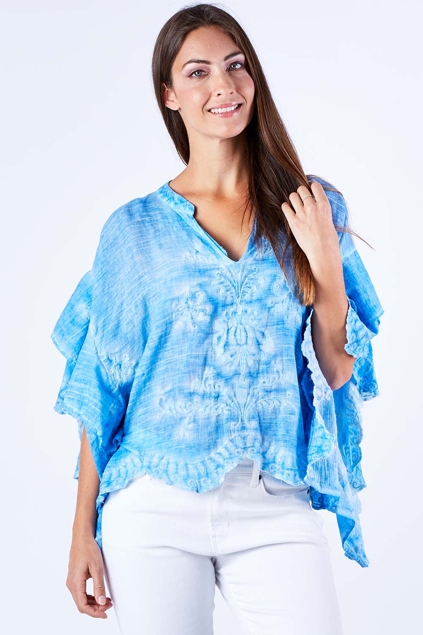 Ruby Yaya Fleur Poncho - Womens Kaftans - Birdsnest Online Clothing Store