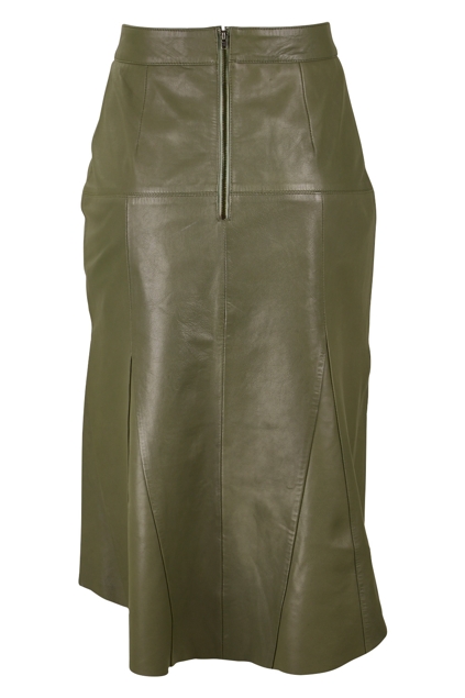 Cooper St Make You Mine Leather Skirt - Womens Knee Length Skirts at ...