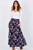 that bird label Rosie Maxi Skirt Darting Shadows
