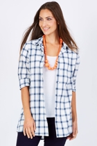 bird keepers The Plaid Button Through Shirt