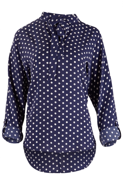 The Neck Tie Blouse
