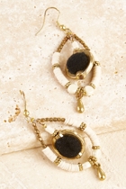 Zoda Beaded Teardrop Earrings