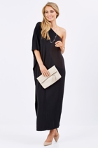 bird keepers The Goddess One Shoulder Maxi Dress