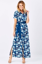 that bird label Seanna Shirt Dress Flamenco
