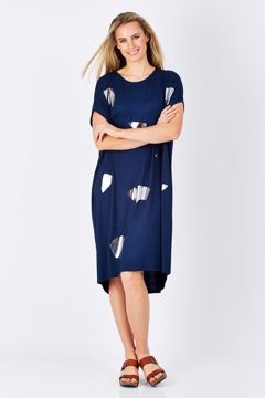 Tirelli Foil Print Dress - Womens Knee Length Dresses at Birdsnest