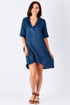 Vigorella Linen Gallery Dress