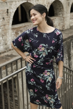 kimono sleeve pencil dress